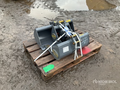 Quantity of (3) Strickland Various 760mm, 600mm and 300mm Excavator Bucket - Fits Yanmar (Unused)