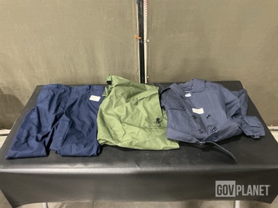 (49) Pairs of Trousers, (9) All-Weather Coats, (2) Hats & Assorted Items