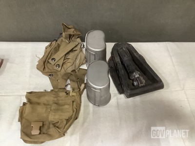 (61) General Purpose Canteen Pouches, (33) Water Canteen Cups & Assorted Items
