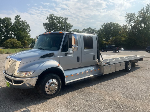 2013 International 4300M7 SBA 4x2 Crew Cab Rollback Truck
