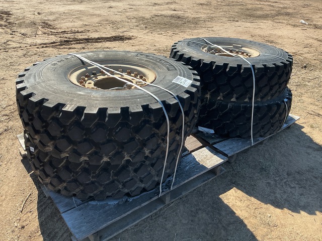 (4) Michelin 14.00R20 Tires w/Wheels