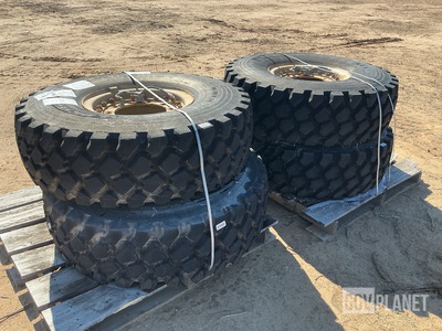 (4) Michelin 14.00R20 Tires w/Wheels
