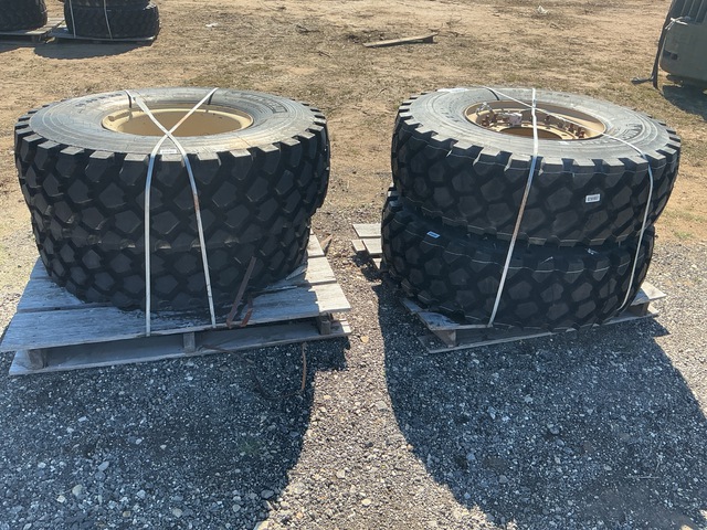 (4) Michelin 14.00R20 Tires w/Wheels