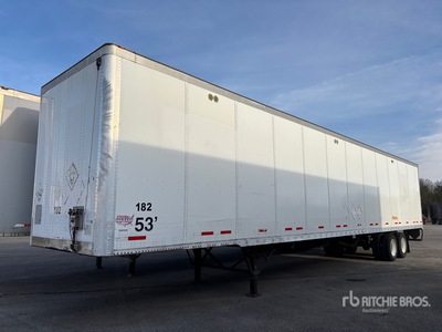 2014 Wabash DVCVHPC 53 ft x 102 in T/A Van Trailer