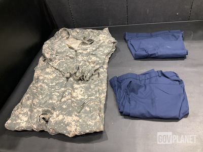 (110) Pairs of Men's Trousers, (17) Pairs of Coveralls & Assorted Items