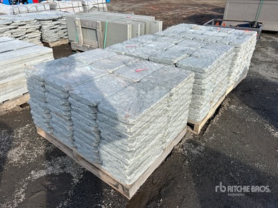 Quantity of (3) Tumbled Bluestone Pavers