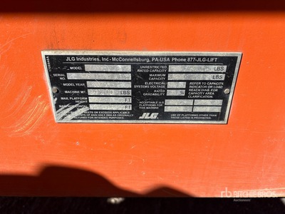 2007 JLG 600S 4WD Diesel Nacelle Télescopique