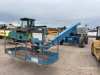 2012 Genie S-60X 4WD Diesel Telescopic Boom Lift