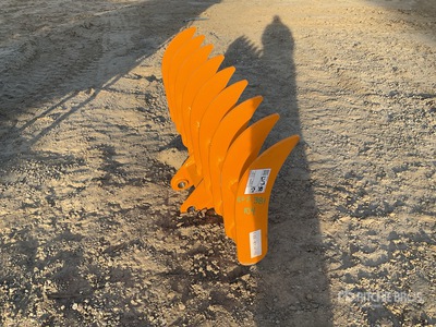 2026 GIYI 44 in Excavator Rake - Fits Cat 305 (Unused)