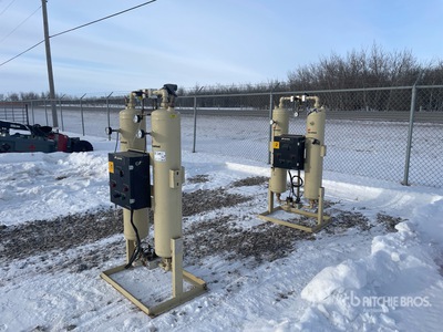 Quantity of (2) Ingersoll Rand TZ100 EMS Regenerative Desiccant Secador