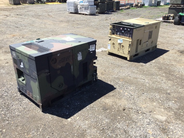 (1) Fermont MEP-803A 10kW & (1) Fermont MEP-802A 5kW Generator Sets