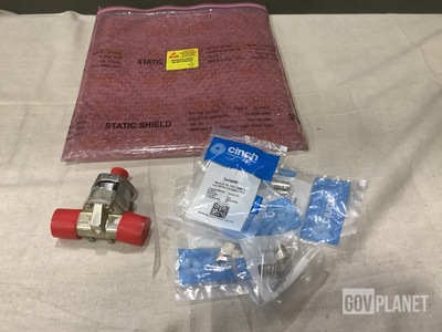 (37) Shielding Bags, (1) Flow Switch, (11) Connectors & Assorted Items