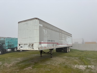 1988 Fruehauf 48 ft T/A Remolque de furgoneta
