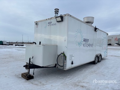 2020 Diamond Cargo 24 ft T/A Kitchen Remolque Cerrado