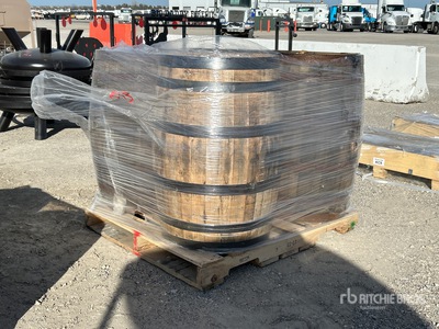 Quantity of 4 Wooden Whiskey Barrels