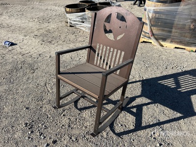 Big Daddy Metal Wildlife Print Rocking Chair (Unused)