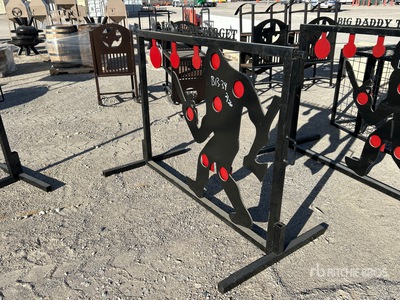 Big Daddy Targets Large Metal AR500 Bigfoot Shooting Target (Unused)