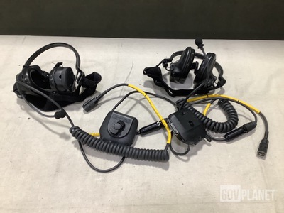 (6) Racal Acoustics RA5000/1/6400 Headsets