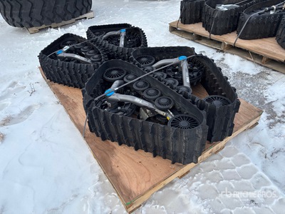 Quantity of (4) Camoplast T4S ATV Bolt On Snow Tracks