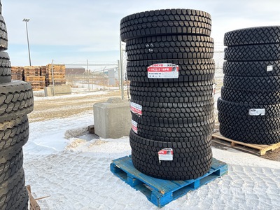 Quantity of (8) Koryo K905 11R22.5 Winter Pneus