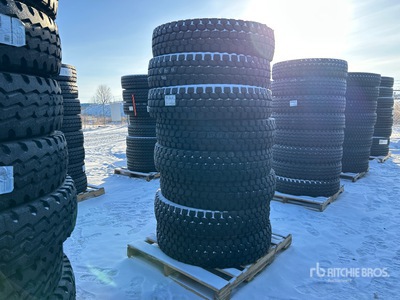 Quantity of (8) GFT GF909 11R22.5 Regional Drive Tyres