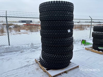 Quantity of (8) GFT GF909 11R22.5 Regional Drive Tires