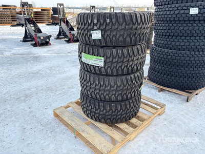 Quantity of (4) Haida HD868 LT33x12.50R18 Mud Champ Pneus