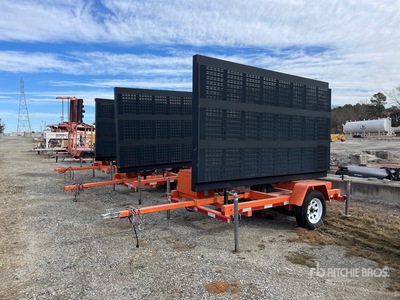 Quantity of (3) Solar Message Board