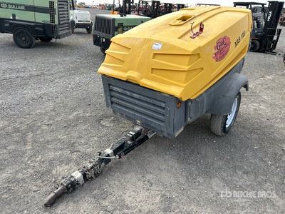 2010 Atlas Copco XAS185JD7 185 cfm Mobile Air Compressor