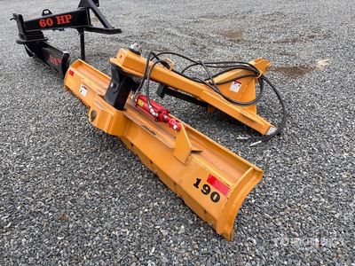 2026 Industrias America 190 108 in 3-Point Hydraulic Angle Blade ملحق زراعي