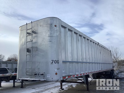 East 48 ft T/A Aluminum Open Top Refuse Trailer