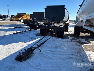 1996 Fruehauf 16 ft T/A Spread Axle Rollback Pup Dump Trailer