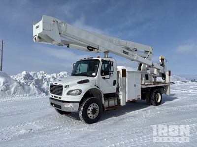 Versalift VST-7500I 80 ft on 2015 Freightliner M2 106 4x4 Piattaforma autocarrata