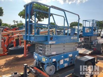 2018 Genie GS1930T Electric Scissor Lift (Inoperable)