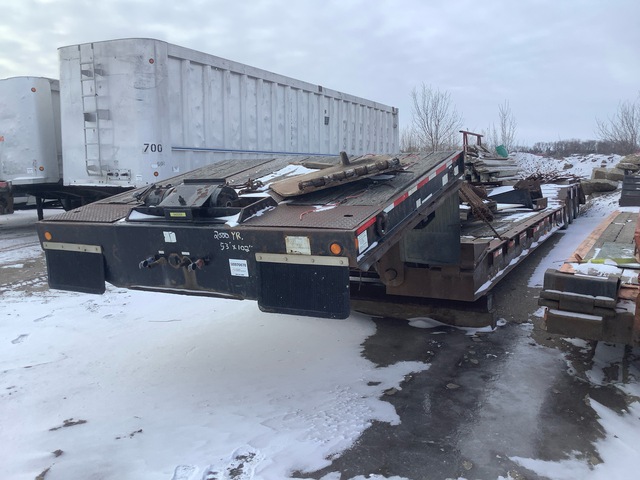 2002 Trail-Eze Tri/A Removable Gooseneck Lowboy Trailer