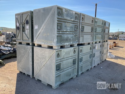 (14) Plastics Research 102440-101 Pallet Containers
