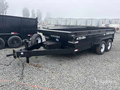 2026 Industrias America 7014R 14 ft T/A Nutzkippanhänger (Unused)