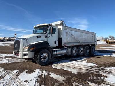 2014 Cat CT660 10x4 Quad/A Dump Truck