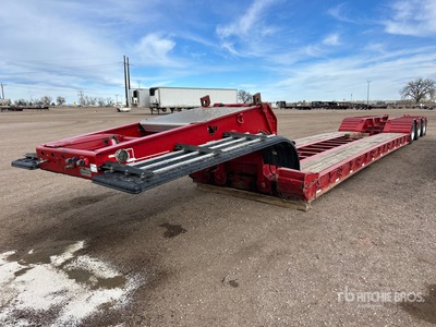 2007 Talbert T4DW-55SA-HRG-1-T1 Tri/A Removable Gooseneck مقطورة لوبوي