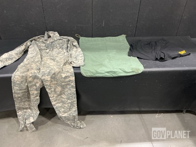 (20) Pairs of Physical Fitness Trunks, (104) Barracks Bags & Assorted Items
