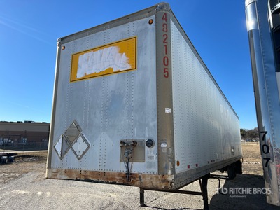 1998 Wabash 48 ft x 102 in T/A Geschlossene Anhänger