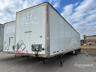 2007 Wabash 48 ft x 102 in Sliding T/A Van Trailer