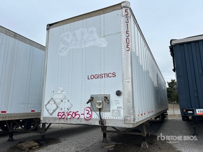 2008 Wabash 53 ft x 102 in Sliding T/A Van Trailer