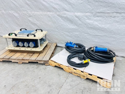LEX DB100 30kW Power Distribution Spider Box & Cords معدات توزيع كهربائي (Unused)