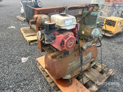 Skid-Mounted 30 gal Compresor de aire