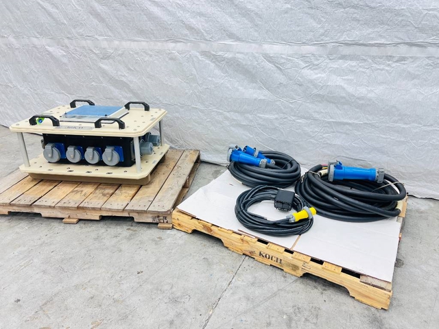 LEX DB100 30kW Power Distribution Spider Box & Cords (Unused)