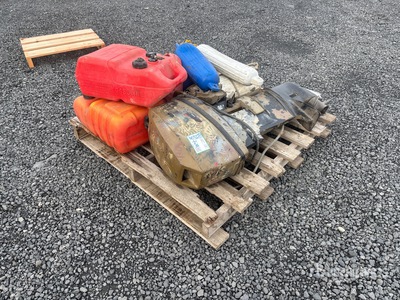 Quantity of Boat Motor, Gas Cans, Buoys