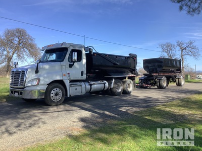 2011 Freightliner Cascadia 125 6x4 Transfer trailer configuration Conjunto de Transferencia