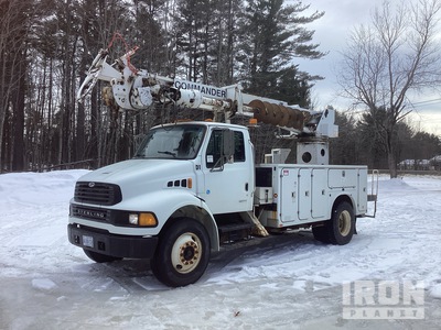 2002 Terex Telelect Commander C4047 on 2002 Sterling M7500 4x2 Graafmachine Derrick Truck