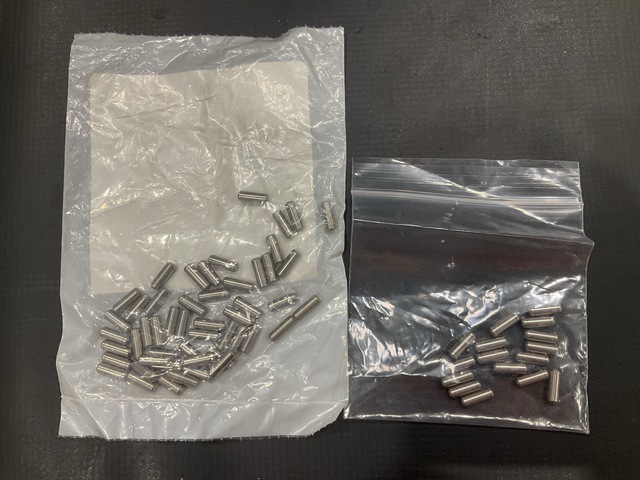 (50) Lockheed Martin 348465-4 Headless Grooved Pins